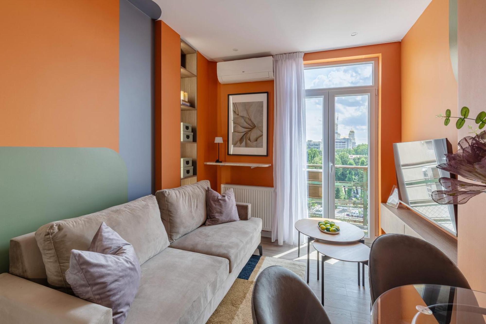 Ferienwohnung Playful & Bright 1Br Near The Faculty Of Law Bukarest Exterior foto