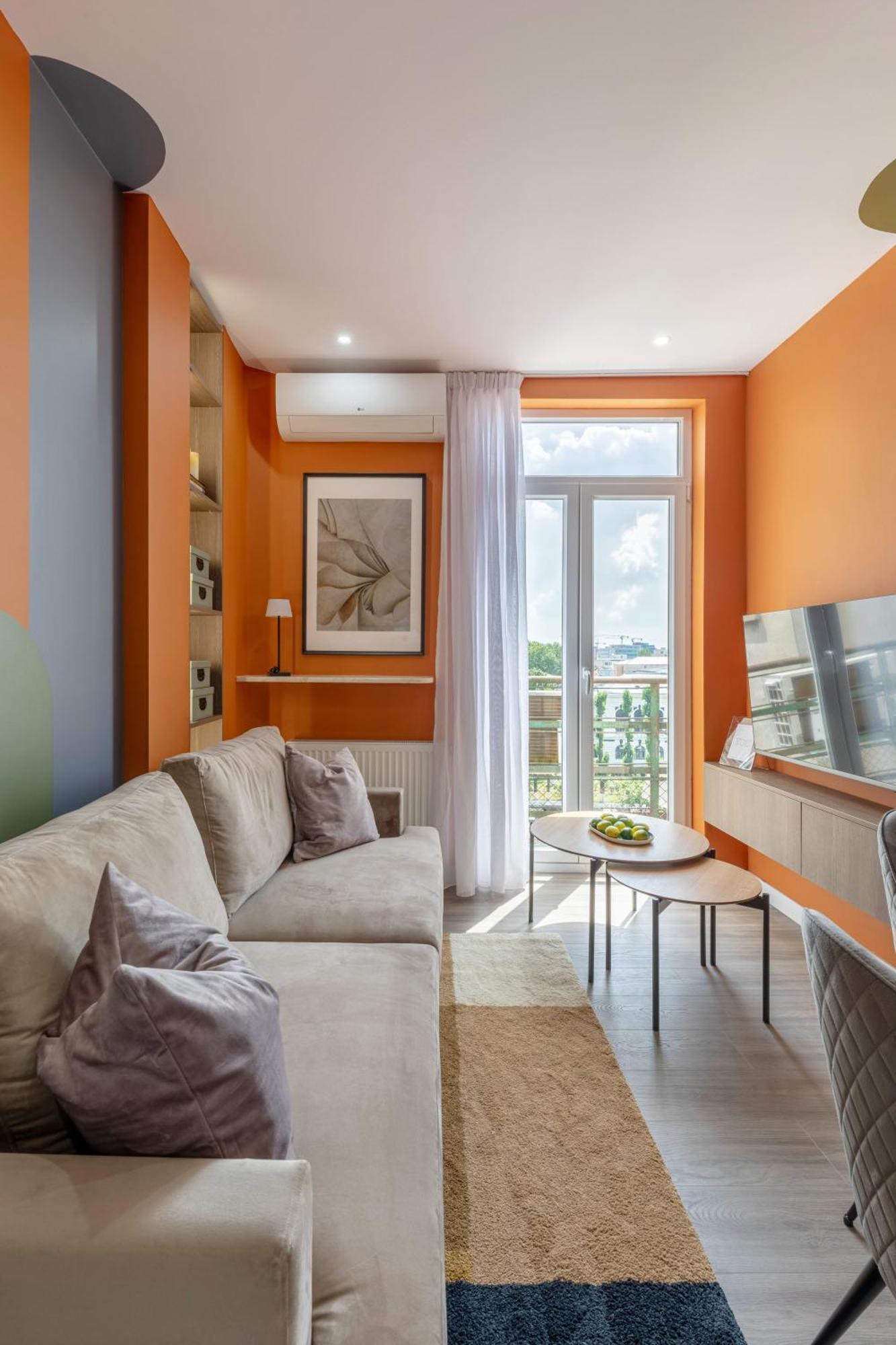 Ferienwohnung Playful & Bright 1Br Near The Faculty Of Law Bukarest Exterior foto